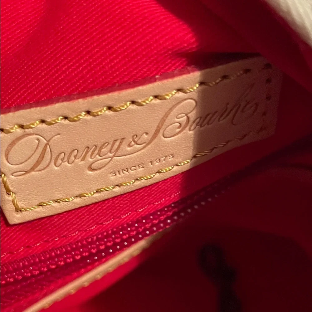 Dooney & Bourke Red and Green Floral Tote - Picture 2 of 5